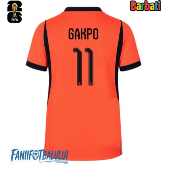 Țările de Jos Cody Gakpo #11 Tricou Fotbal Replică Mondial 2026 Barbati Acasa